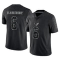 Ndoa H.Texans #6 Reed Blankenship Player Black Reflective Limited Game Stitched Jerseys