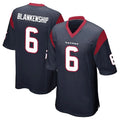 Ndoa H.Texans #6 Reed Blankenship Player Navy Home Game Stitched Jerseys