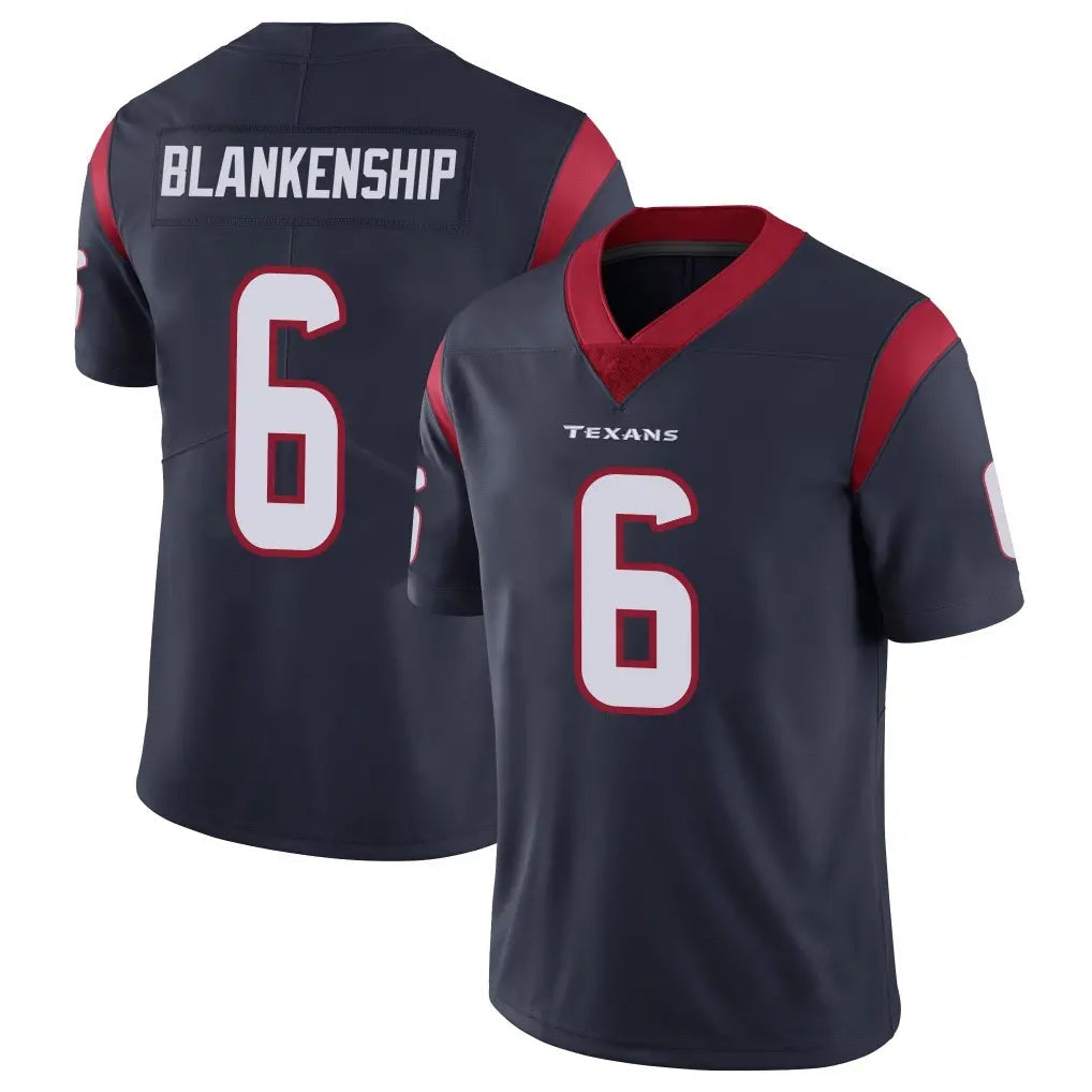 Ndoa H.Texans #6 Reed Blankenship Player Navy Limited Vapor Untouchable Home Game Stitched Jerseys