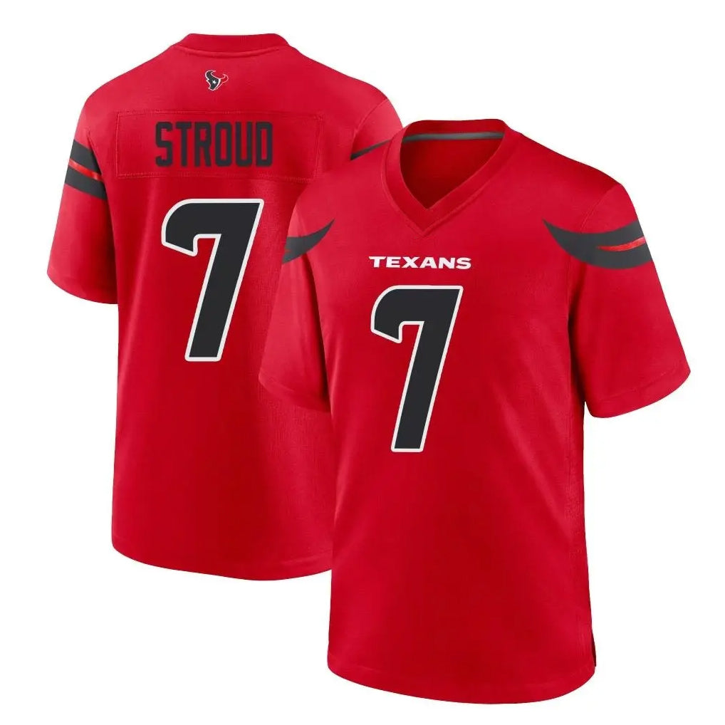 Ndoa H.Texans #7 CJ Stroud Player Red Alternate Home Game Stitched Jerseys