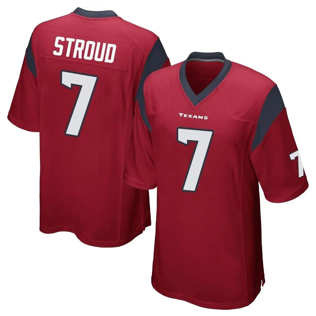 Ndoa H.Texans #7 CJ Stroud Player Red Home Game Stitched Jerseys