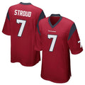 Ndoa H.Texans #7 CJ Stroud Player Red Home Game Stitched Jerseys