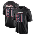 Ndoa H.Texans #81 Jayden Higgins Player Black Fashion Home Game Stitched Jerseys
