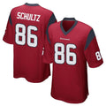 Ndoa H.Texans #86 Dalton Schultz Player Red Home Game Stitched Jerseys
