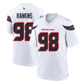 Ndoa H.Texans #98 Sheldon Rankins Player White Home Game Stitched Jerseys