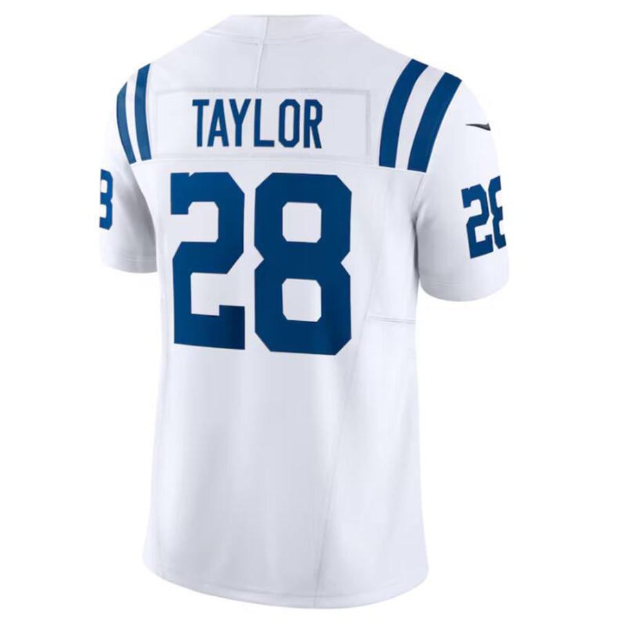 Ndoa IN.Colts #28 Jonathan Taylor White Vapor F.U.S.E. Limited Jersey American Stitched Jersey