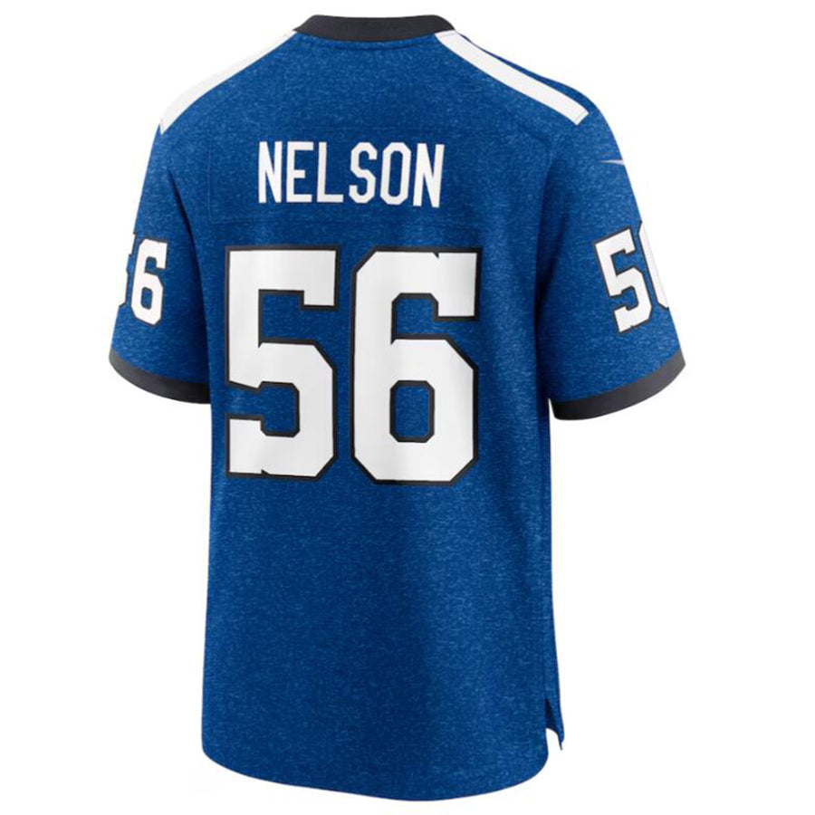 Ndoa IN.Colts #56 Quenton Nelson Royal Indiana Nights Alternate Game Jersey American Stitched Jerseys