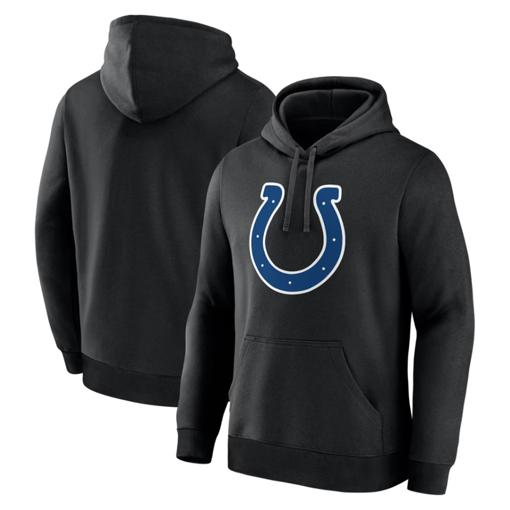 Ndoa IN.Colts Black Logo Pullover Hoodie Limited Blank Player Stitched Jerseys