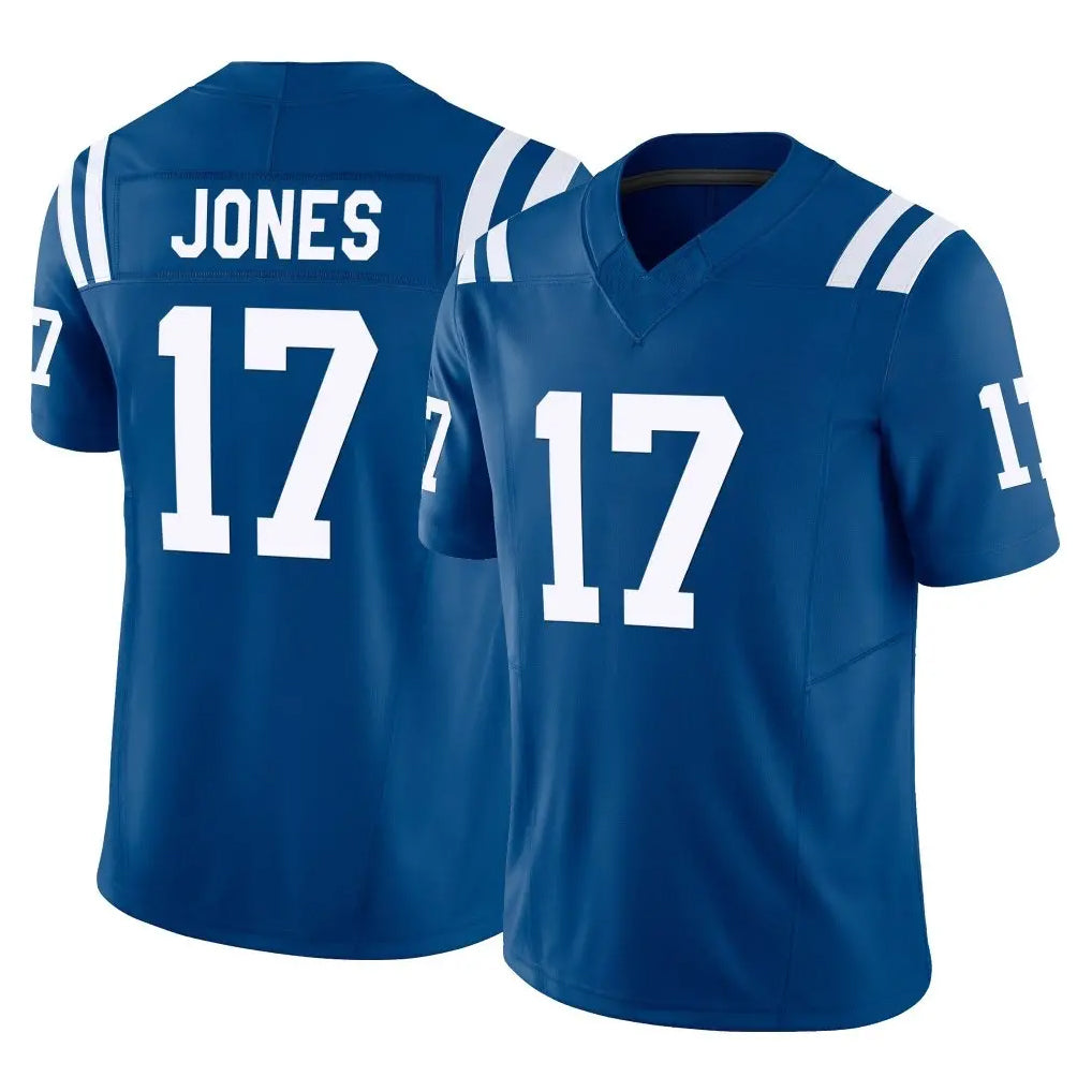 Ndoa IN.Colts #17 Daniel Jones Player Royal Limited Vapor F.U.S.E. Home Game Stitched Jerseys
