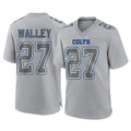 Ndoa IN.Colts #27 Justin Walley Player Gray Atmosphere Fashion Home Game Stitched Jerseys