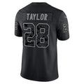 Ndoa IN.Colts #28 Jonathan Taylor Player RFLCTV Limited Black Stitched Jerseys