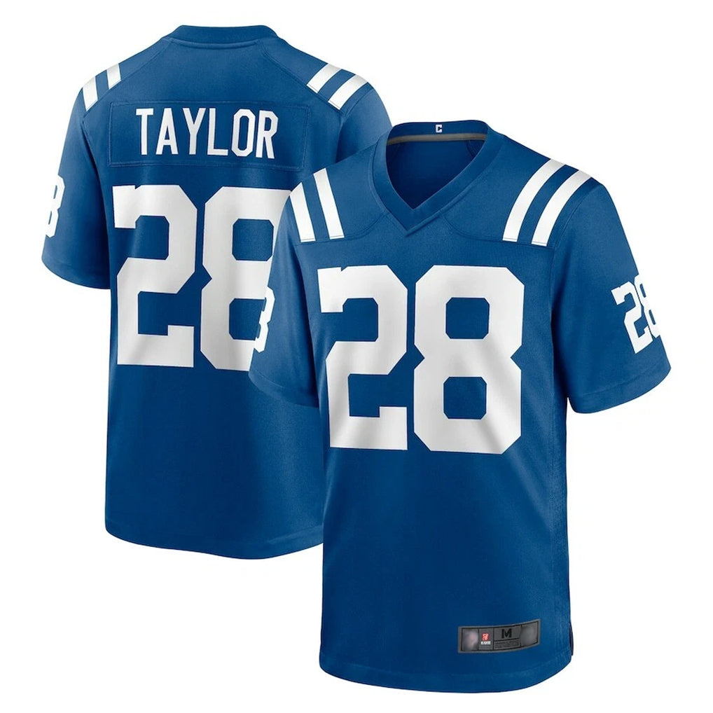 Ndoa IN.Colts #28 Jonathan Taylor Player Royal Home Game Stitched Jerseys