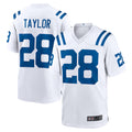 Ndoa IN.Colts #28 Jonathan Taylor Player White Home Game Stitched Jerseys