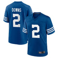 Ndoa IN.Colts #2 Josh Downs Bynum Player Royal Limited Home Game Stitched Jerseys