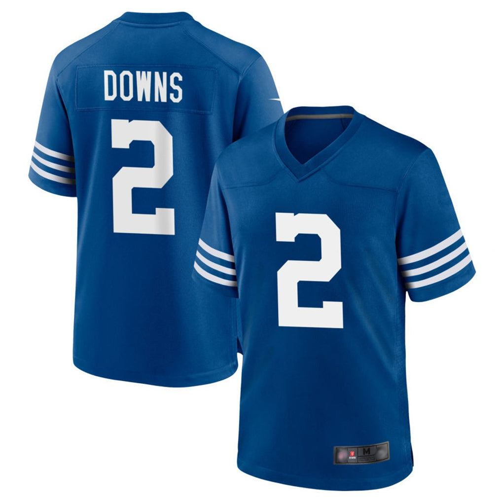 Ndoa IN.Colts #2 Josh Downs Bynum Player Royal Limited Home Game Stitched Jerseys
