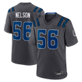 Ndoa IN.Colts #56 Quenton Nelson Anthracite 2026 Rivalries Collection Game Stitched Jerseys