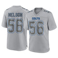 Ndoa IN.Colts #56 Quenton Nelson Player Gray Atmosphere Fashion Home Game Stitched Jerseys