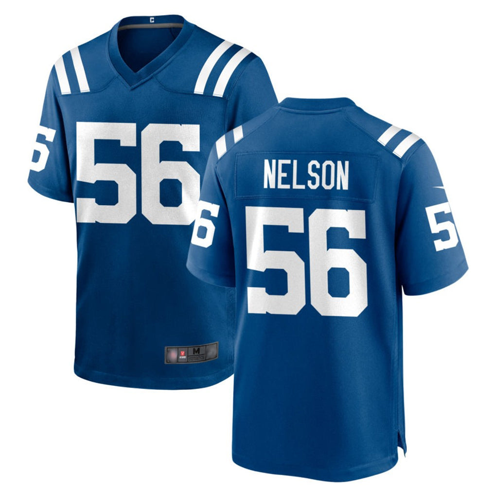 Ndoa IN.Colts #56 Quenton Nelson Player Royal Home Game Stitched Jerseys