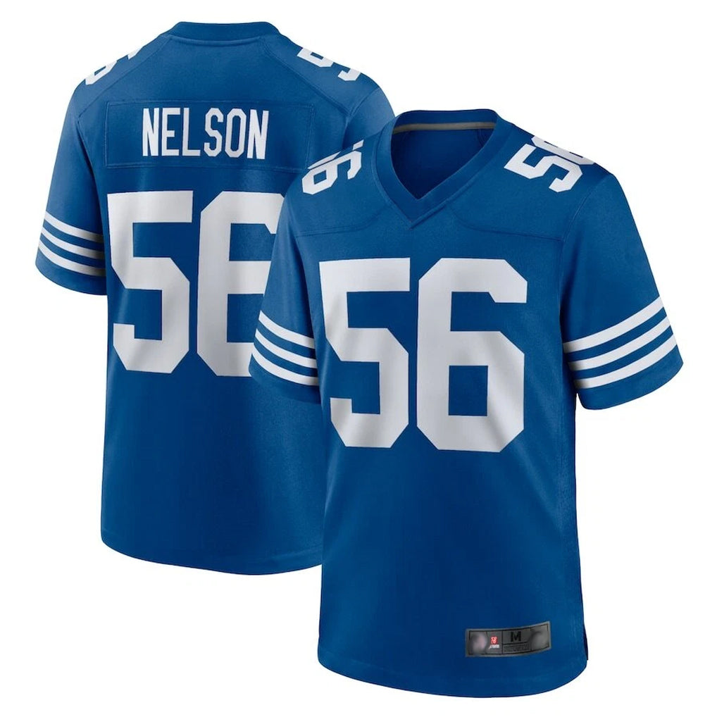 Ndoa IN.Colts #56 Quenton Nelson Player Royal Limited Home Game Stitched Jerseys
