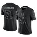 Ndoa IN.Colts #71 Matt Goncalves Player Black Reflective Limited Game Stitched Jerseys