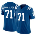 Ndoa IN.Colts #71 Matt Goncalves Player Royal Limited Vapor F.U.S.E. Home Game Stitched Jerseys