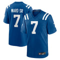 Ndoa IN.Colts #7 Charvarius Ward Sr. Player Royal Home Game Stitched Jerseys