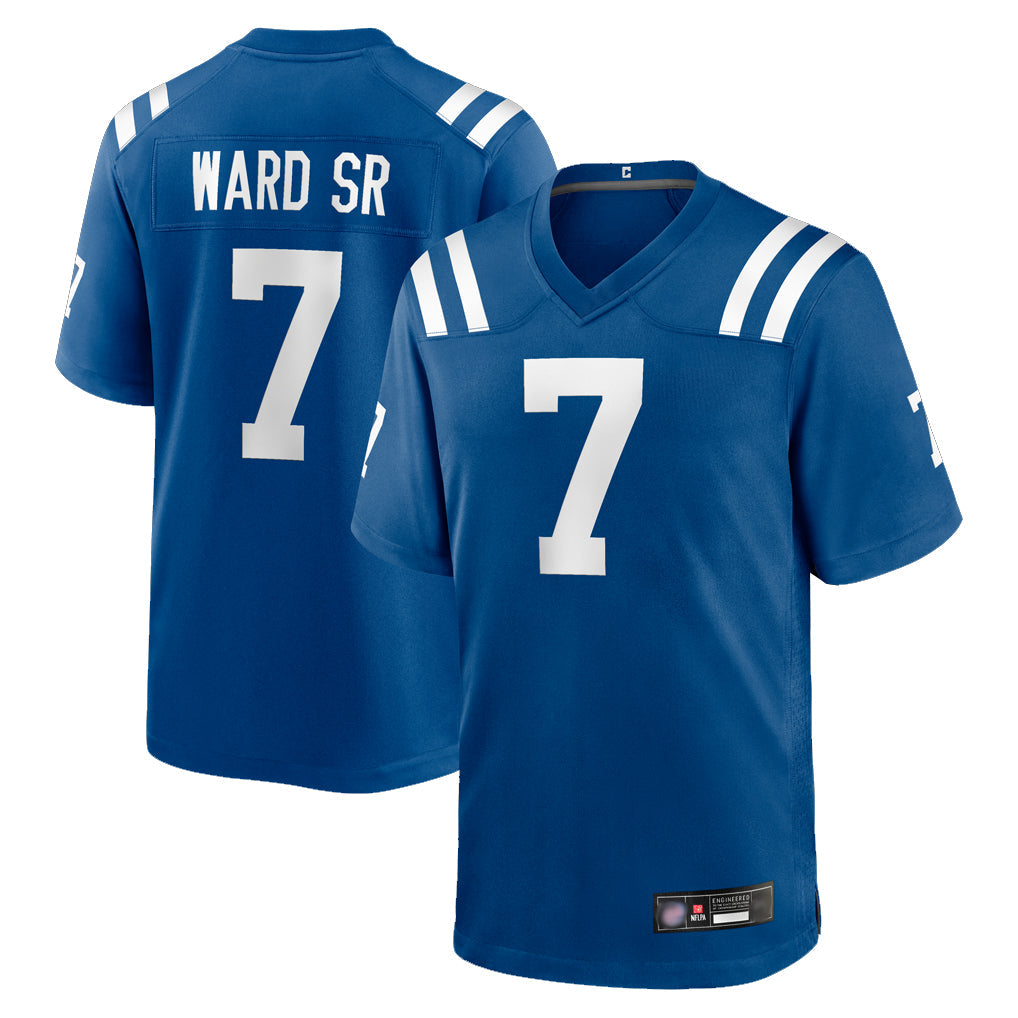 Ndoa IN.Colts #7 Charvarius Ward Sr. Player Royal Home Game Stitched Jerseys