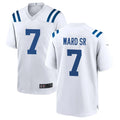 Ndoa IN.Colts #7 Charvarius Ward Sr. Player White Home Game Stitched Jerseys