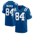 Ndoa IN.Colts #84 Tyler Warren Player Royal Home Game Stitched Jerseys