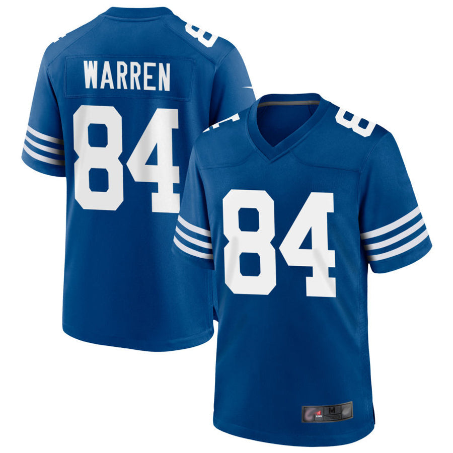 Ndoa IN.Colts #84 Tyler Warren Player Royal Limited Game Stitched Jerseys