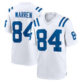 Ndoa IN.Colts #84 Tyler Warren Player White Home Game Stitched Jerseys