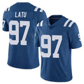 Ndoa IN.Colts #97 Laiatu Latu Player Royal Limited Vapor Untouchable Home Game Stitched Jerseys