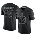 Ndoa IN.Colts #99 DeForest Buckner Player Black Reflective Limited Game Stitched Jerseys