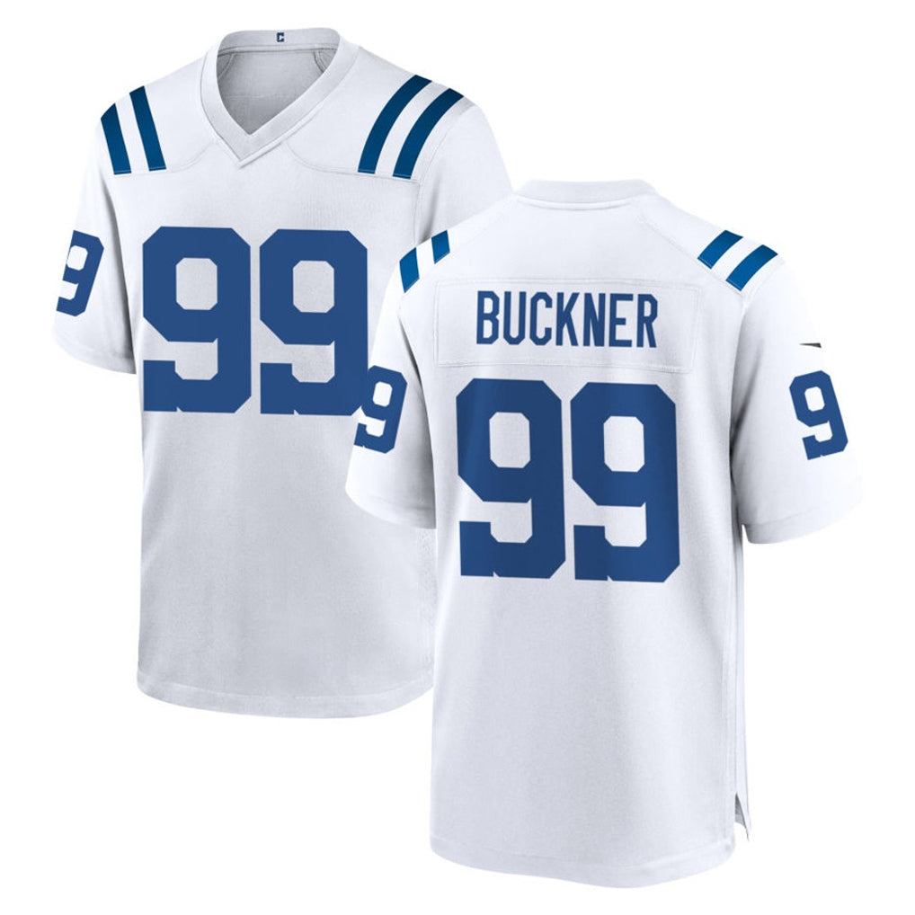Ndoa IN.Colts #99 DeForest Buckner Player White Home Game Stitched Jerseys