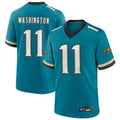 Ndoa J.Jaguars #11 Parker Washington Player Legend Teal Game Stitched Jerseys