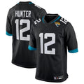 Ndoa J.Jaguars #12 Travis Hunter Player Black Replica Game Stitched Jerseys