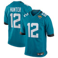 Ndoa J.Jaguars #12 Travis Hunter Player Teal Replica Game Stitched Jerseys