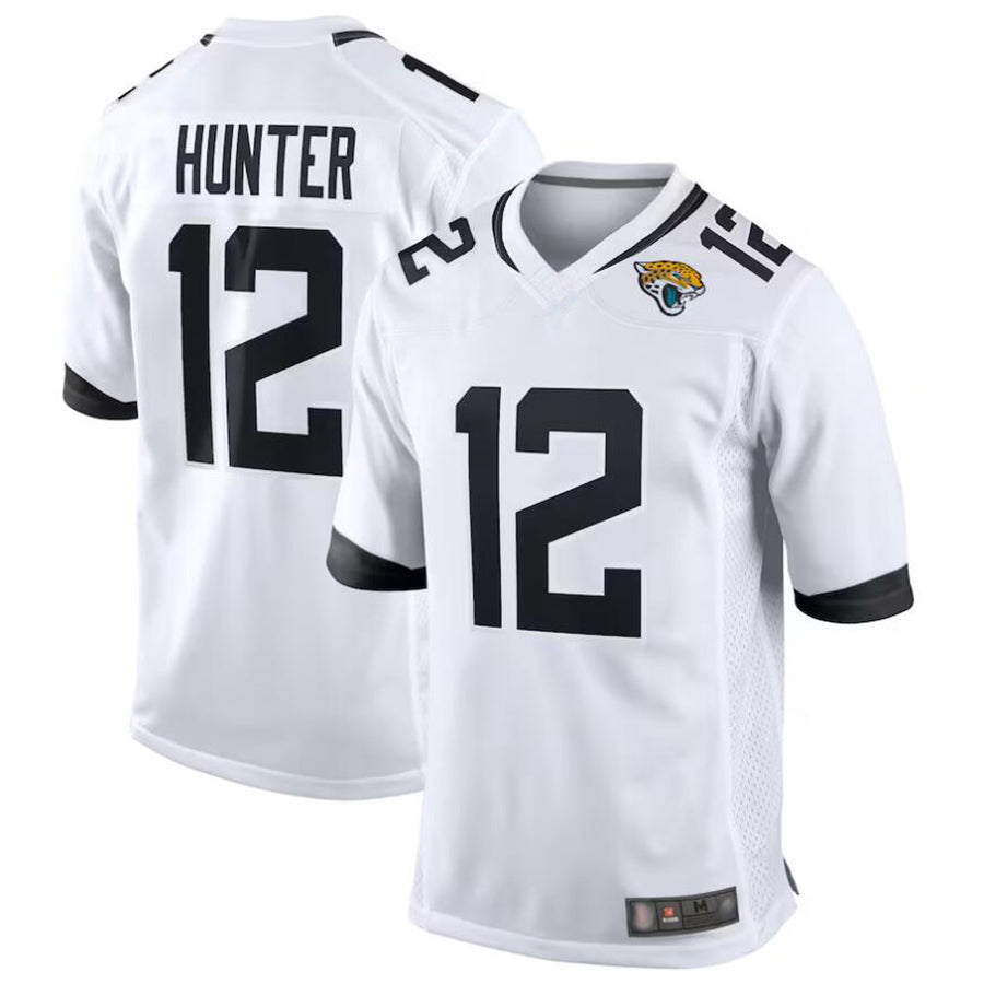 Ndoa J.Jaguars #12 Travis Hunter Player White Replica Game Stitched Jerseys