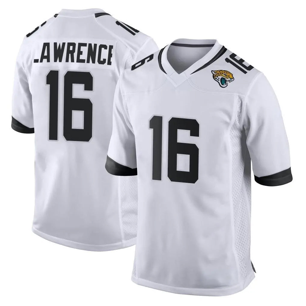 Ndoa J.Jaguars #16 Trevor Lawrence Player White Home Game Stitched Jerseys