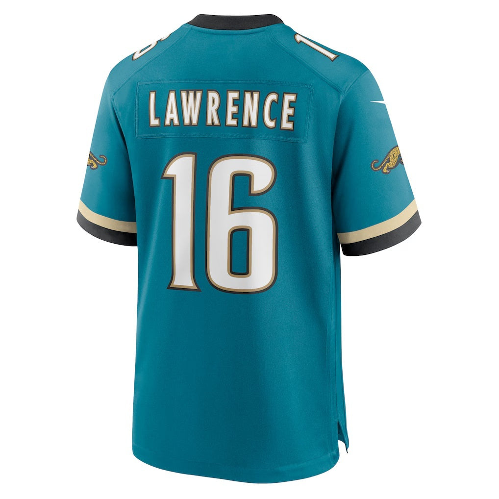 Ndoa J.Jaguars #16 Trevor Lawrence Teal Prowler Throwback Player Game Stitched Jerseys