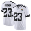 Ndoa J.Jaguars #23 Foyesade Oluokun Player White Vapor Untouchable Limited Home Game Stitched Jerseys