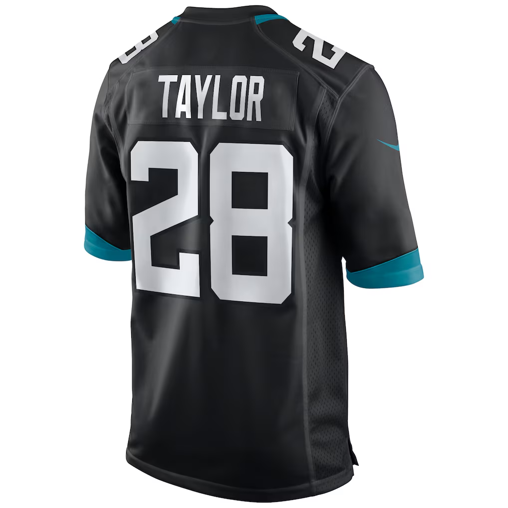 Ndoa J.Jaguars #28 Fred Taylor Black Retired Player Alternate Game Stitched Jerseys