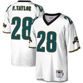 Ndoa J.Jaguars #28 Fred Taylor Player Mitchell & Ness White Legacy Replica Stitched Jerseys