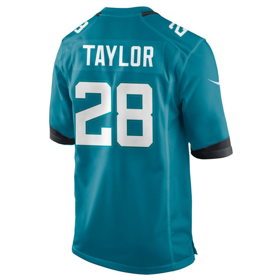 Ndoa J.Jaguars #28 Fred Taylor Player Teal Home Game Stitched Jerseys