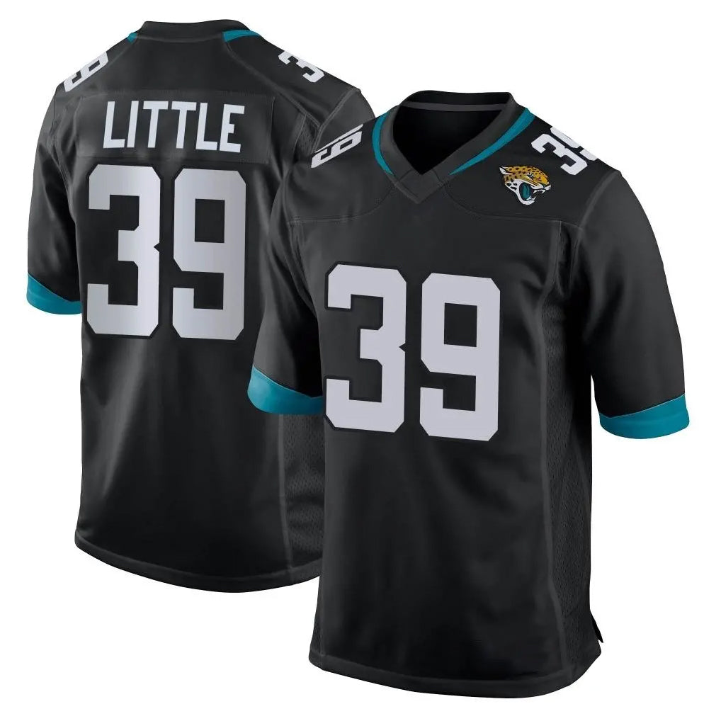 Ndoa J.Jaguars #39 Cam Little Player Black Home Game Stitched Jerseys