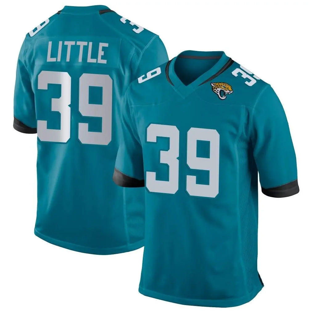 Ndoa J.Jaguars #39 Cam Little Player Teal Home Game Stitched Jerseys