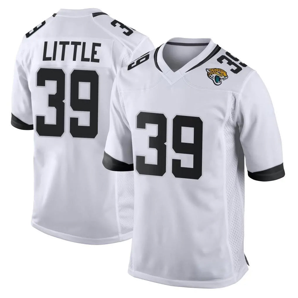 Ndoa J.Jaguars #39 Cam Little Player White Home Game Stitched Jerseys