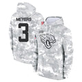 Ndoa J.Jaguars #3 Jakobi Meyers Player Arctic Camo Salute to Service Hoodies Limited Game Stitched Jerseys