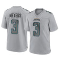 Ndoa J.Jaguars #3 Jakobi Meyers Player Gray Atmosphere Fashion Home Game Stitched Jerseys