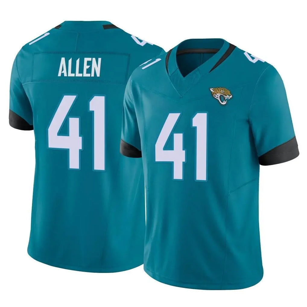 Ndoa J.Jaguars #41 Josh Hines-Allen Player Teal Vapor F.U.S.E. Limited Home Game Stitched Jerseys